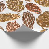 Pine cones seamless pattern ラッピングペーパー (角)
