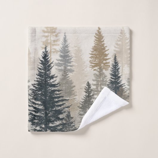 Pine Forest バスタオルセット (ウォッシュタオル)