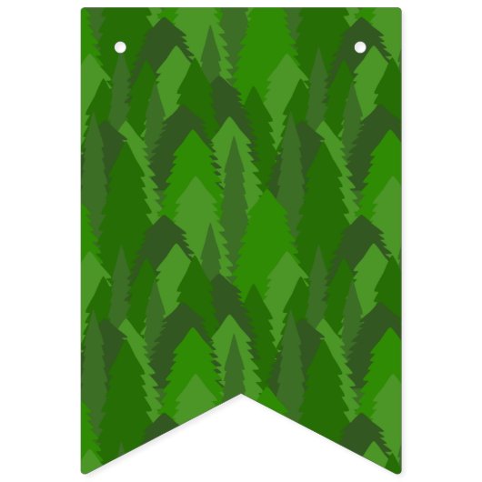 Pine Forest バンティングフラッグ (第2の旗)