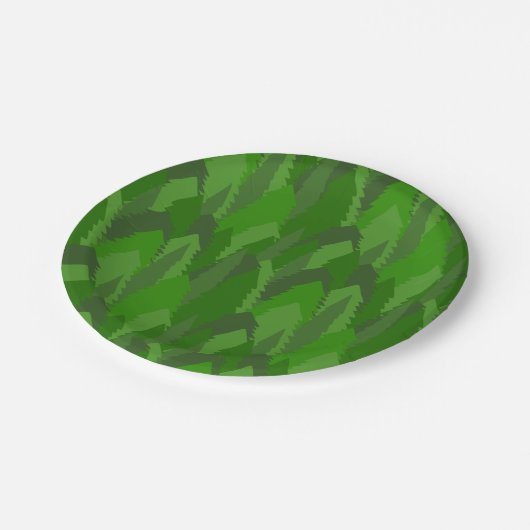 Pine Forest ペーパープレート (アングル)