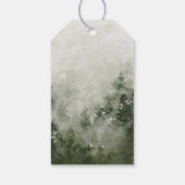 Pine Forest Wedding Thank You ギフトタグ (裏面)