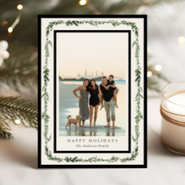 Pine Frame Photo Holiday Card シーズンカード