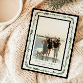 Pine Frame Photo Holiday Card シーズンカード