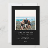 Pine Frame Photo Holiday Card シーズンカード (裏面)