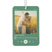 Pine Green 50th Anniversary Photo Music Player car カーエアーフレッシュナー (裏面)