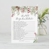 Pine Greeneryどのように良く花嫁のゲームを知っている 招待状 (スタンド正面)