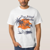 Pine Island Florida Beaches FL Vacation Souvenir E Tシャツ (正面)