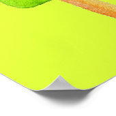 Pine Lime popsicle pop art cute food ポスター (角)