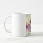 Pine Marten 081024AREF112 - Watercolor コーヒーマグカップ (左)