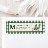 Pine Needle Lane - Deep Pine Green ラベル (インサイチュ)