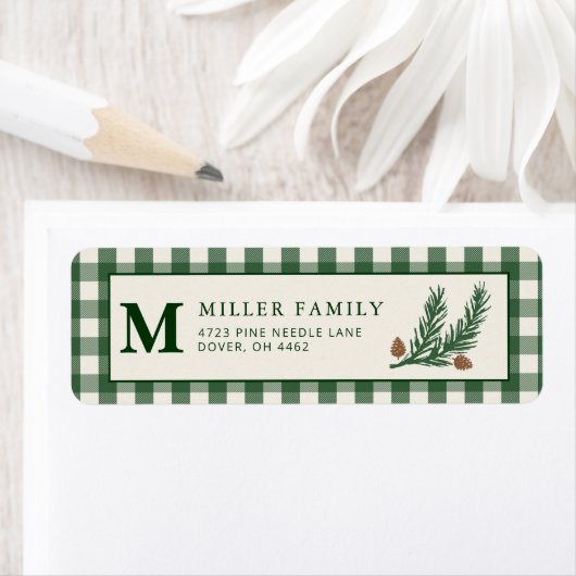 Pine Needle Lane - Deep Pine Green ラベル (インサイチュ)