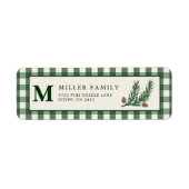 Pine Needle Lane - Deep Pine Green ラベル (正面)