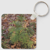 Pine Sapling Keychain Nature-Inspired Gift キーホルダー (裏面)