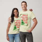 Pine Smells Fine Funny Holiday Slogan Tシャツ (ユニセックス)