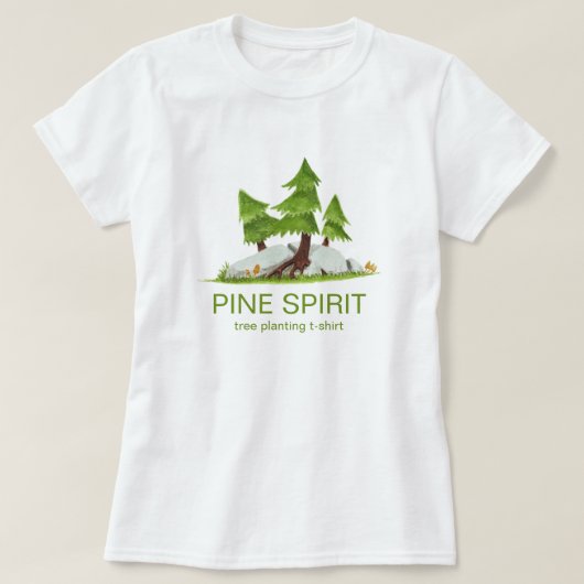 Pine Spirit Tシャツ (デザイン正面)
