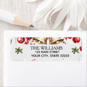 Pine Tree Christmas Holiday ラベル (インサイチュ)