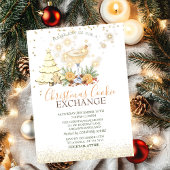 Pine Tree Gingerbread Cookies Cocktail Christmas 招待状