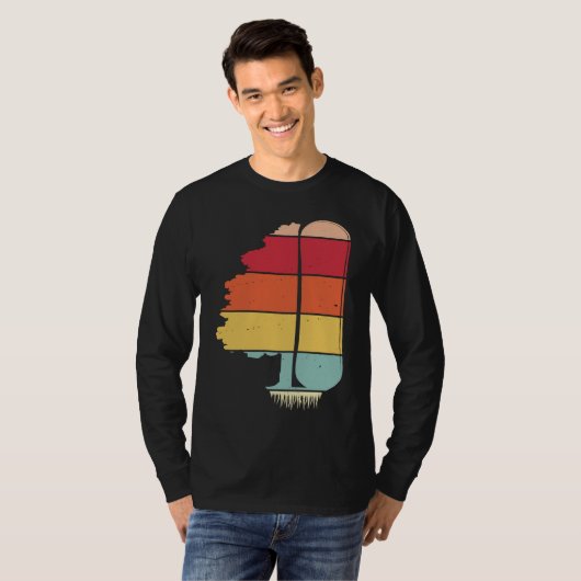 Pine Tree Snowboard  Snowboarding Snowboarder Wint Tシャツ (正面フル)