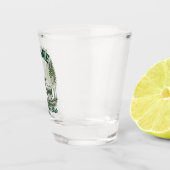 Pine Tree State Moose and River Artwork ショットグラス (右)