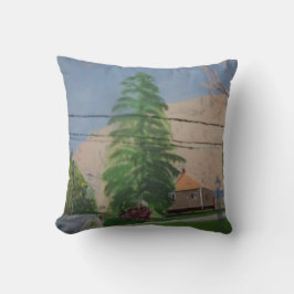 Pine Tree Throw Pillow, Throw Pillow 16" x 16" クッション