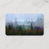 pine trees forest nature art landscape   名刺 (正面)