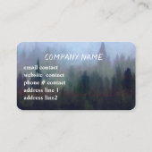 pine trees forest nature art landscape   名刺 (裏面)