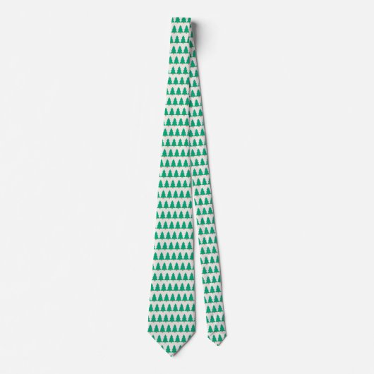 Pine Trees Holiday Neck Tie ネクタイ (正面)