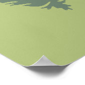 Pine trees Into the forest  ポスター (角)