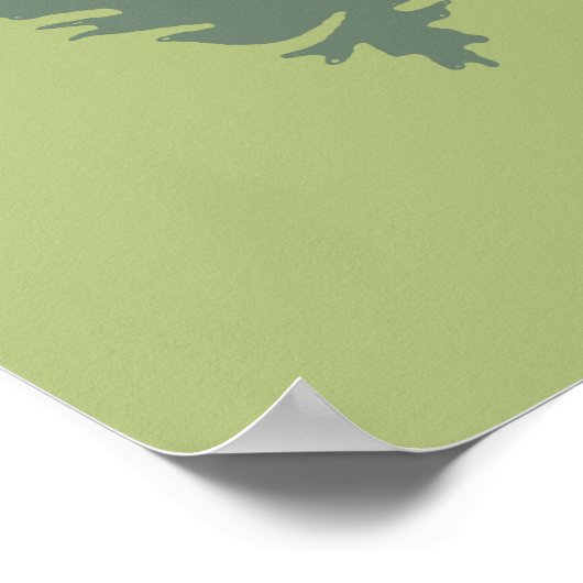 Pine trees Into the forest  ポスター (角)