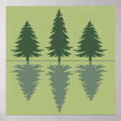 Pine trees Into the forest  ポスター (正面)