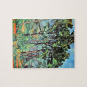 Pine with Viaduct by Paulセザンヌヴィンテージ・アート ジグソーパズル (横)