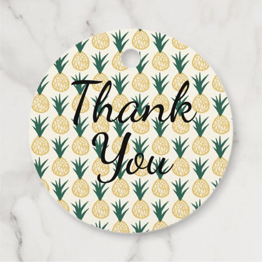 Pineappleありがとうパーティー フェイバータグ (裏面)