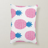 Pineappleおもしろい、ヴィンテージシームレスデザイン。 アクセントクッション (裏面(縦))