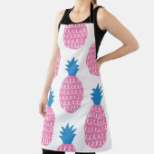 Pineappleおもしろい、ヴィンテージシームレスデザイン。 エプロン (インサイチュ)
