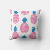 Pineappleおもしろい、ヴィンテージシームレスデザイン。 クッション (裏面)