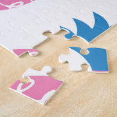 Pineappleおもしろい、ヴィンテージシームレスデザイン。 ジグソーパズル (側面)