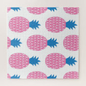 Pineappleおもしろい、ヴィンテージシームレスデザイン。 ジグソーパズル (横)