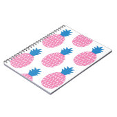 Pineappleおもしろい、ヴィンテージシームレスデザイン。 ノートブック (左側)