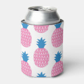 Pineappleおもしろい、ヴィンテージシームレスデザイン。 缶クーラー (缶正面)