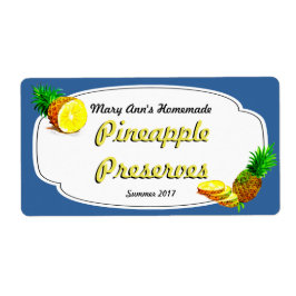 Pineappleが缶詰ラベルを保持 ラベル