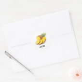 pineappleのコード ラウンドシール (封筒)