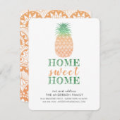 Pineappleの新しいアドレスの移行のお知らせ 案内状 (正面/裏面)