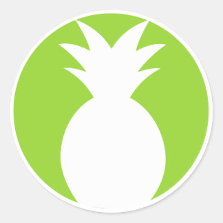 Pineappleウェルカムグラフィック ラウンドシール