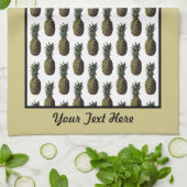 Pineappleキッチンタオル – オプションのカスタマイズ キッチンタオル (折り畳み)