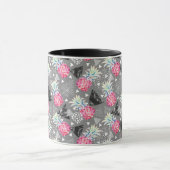 Pineappleテクスチャパターン マグカップ (中央)