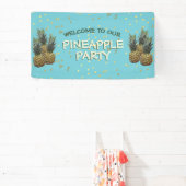 Pineappleパーティーバナーへようこそ 横断幕 (インサイチュ)