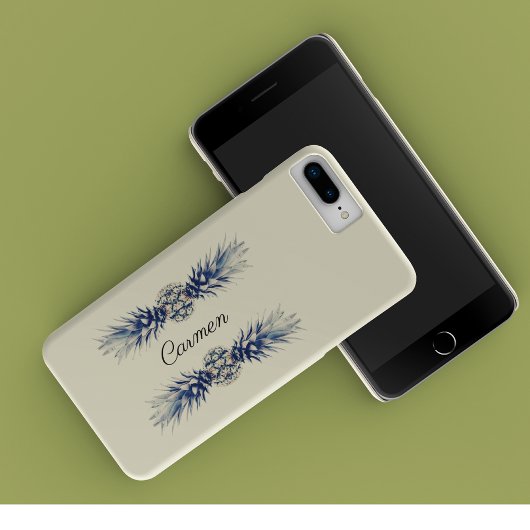 PineAppleレトロルック Case-Mate iPhoneケース