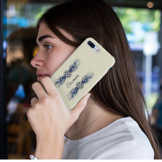 PineAppleレトロルック Case-Mate iPhoneケース