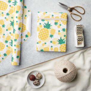 Pineapple光沢ラッピング紙、30" x 6' ラッピングペーパー