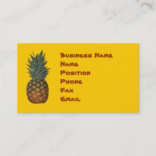 Pineapple名刺 名刺 (正面)